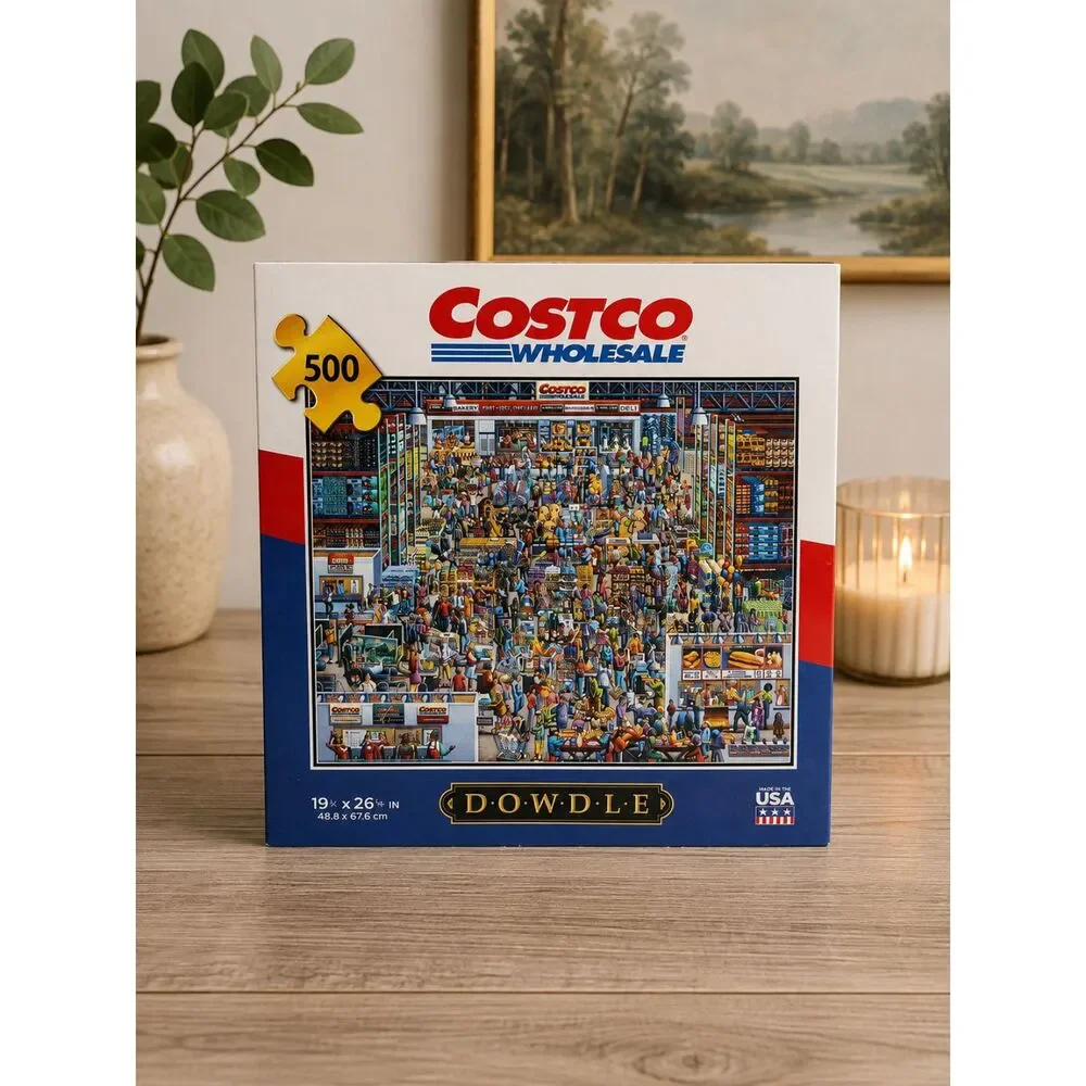 NEW Costco Wholesale DOWDLE 500 Piece Puzzle Sealed USA Made Warehouse Scene